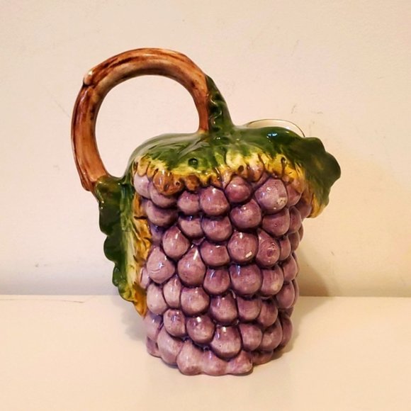Vintage Grape Pitcher Made in Italy - Picture 12 of 12